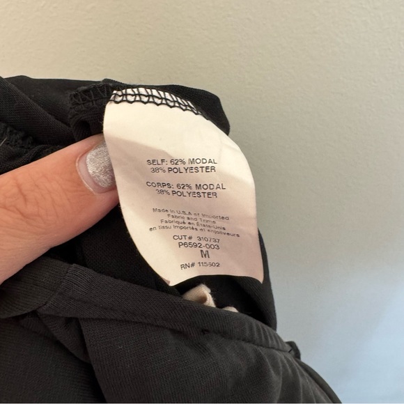 Lush Modal Jumpsuit Romper Black - Picture 5 of 5